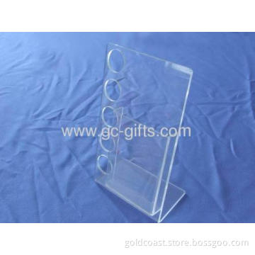 Counter Clear Acrylic Pamphlets Display Holder 